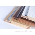 Magnetic suction seal strip for wooden door